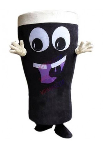 black coffee cup mascot costume drink cup custom cartoon character cosplay adult size carnival costume 3336