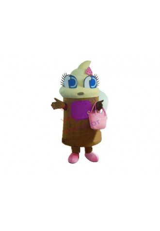 icecream mascot costume ice cream fancy dress custom cartoon character cosply adult size carnival costume 3458