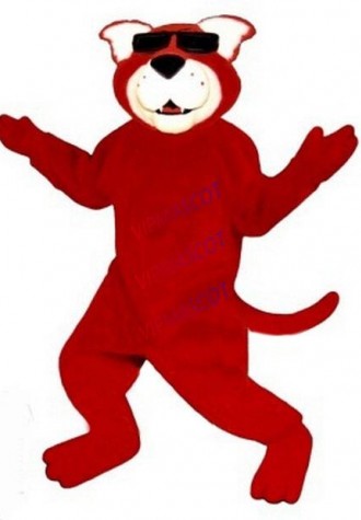 Red Cat mascot costume adult size high quality cartoon happy red leapoard cat theme anime cosplay costumes carnival fancy 2778
