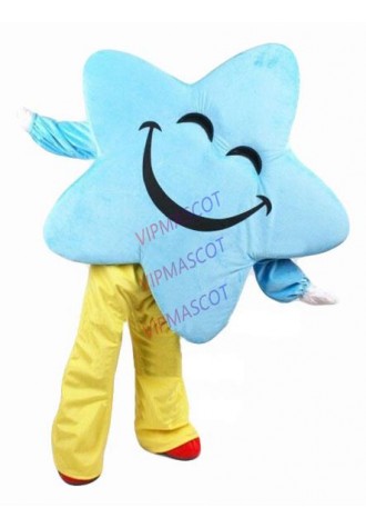 blue star mascot costume adult size hot sale cartoon happy cute polar star theme anime cosplay costumes carnival fancy 2920