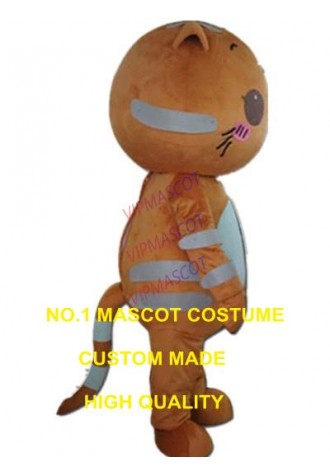brown cat mascot costume custom cartoon character adult size cosplay carnival costume 3224