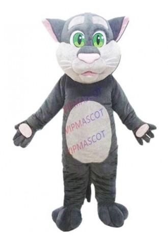 grey cat mascot costume custom adult size cartoon character cosplay carnival costume 3184
