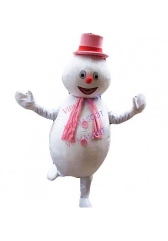 High quality Christmas Snowman Mascot Costume Custom Costume Halloween Mascot fancy dress carnival Costume Free Shipping