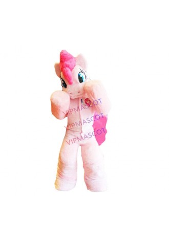 EVA Material Helmet Pink Pony Mascot Costumes Movie props show cartoon Apparel Halloween Birthday party Cosplay 472