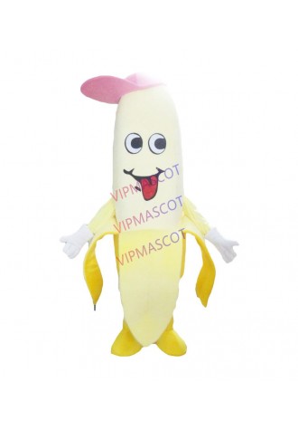 High quality EVA Material Very beautiful shape banana Mascot Costume Fruit Cartoon Apparel Halloween Birthday Cosplay 565