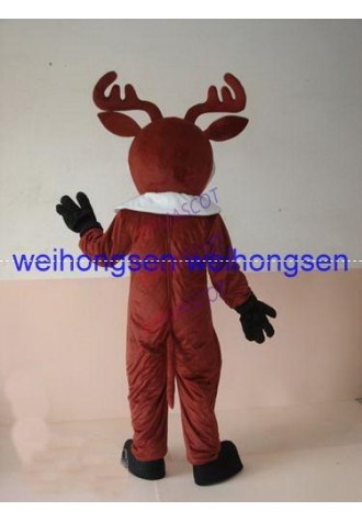 Make Hot Sale High quality EVA Material Helmet elk Mascot Costume Cartoon Apparel Halloween Birthday Cosplay 612