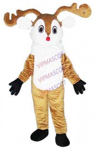 Hot Sale EVA Material Helmet elk Mascot Costume Cartoon Apparel Halloween Birthday Cosplay 613