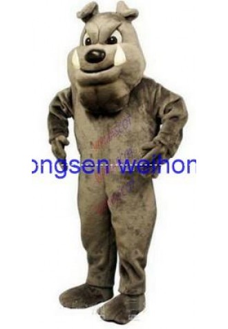 High quality EVA Material Helmet Long tooth Bulldog Mascot Costumes Unisex cartoon Apparel Custom made Adult Size 111