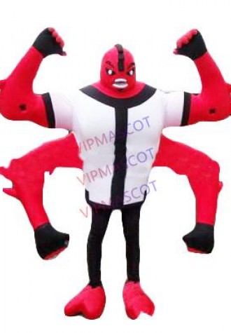 Make EVA Material four arms alien Mascot Costume Cartoon Apparel Masquerade Birthday party Cosplay 753