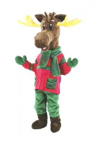 Hot Sale EVA Material Helmet deer Mascot Costume Cartoon Apparel Halloween Birthday Cosplay 609