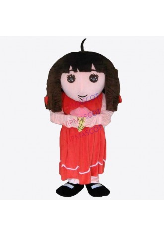 Factory direct EVA Material Helmet Ice cream girl Mascot Costume Cartoon Apparel Halloween Birthday party Cosplay 702