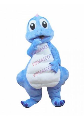 EVA Material blue dinosaur Mascot Costumes Cartoon Apparel advertisement costumes Halloween Birthday party cosplay 207