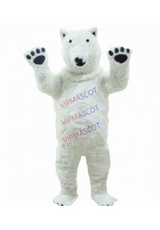 High quality EVA Material Helmet Polar bear Mascot Costumes walking cartoon Apparel Birthday party advertisement Halloween 056