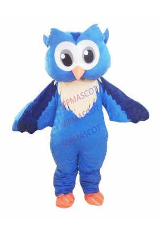 High quality EVA Material Helmet blue owl Mascot Costumes Unisex cartoon Apparel Cosplay eagle mascot costumes 253