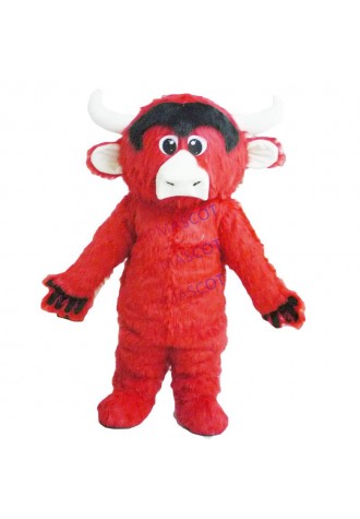 Make EVA Material Helmet Luxury Plush Red Bull Mascot Costumes Cartoon Apparel Birthday party Masquerade cosplay 871