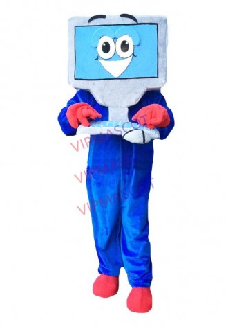 Hot Sale High quality EVA Material computer Mascot Costume Cartoon Apparel Halloween Birthday Cosplay 620