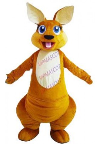 EVA Material Helmet Ultra soft velvet fabric Kangaroo Mascot Costumes Unisex cartoon Apparel Cosplay Custom made Adult Size 176