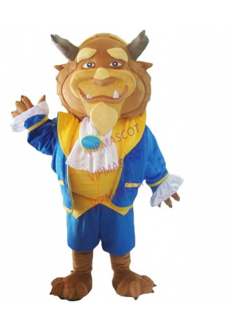 High quality Make EVA Material Beauty and the Beast Mascot Costumes Cartoon Apparel Birthday party Masquerade 989