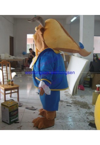 High quality Make EVA Material Beauty and the Beast Mascot Costumes Cartoon Apparel Birthday party Masquerade 989