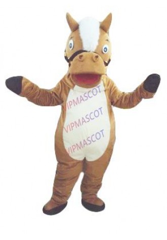 New Professional  Horse Mascot Costume Unisex Adult Size Fancy Dress Cartoon Character Cosply Adult Size Carnival Costume