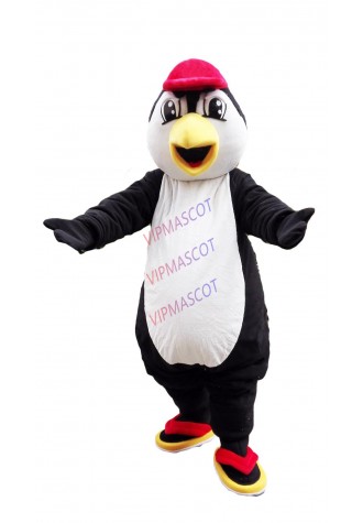 penguin head only Mascot Costume Adult Cartoon Character Puppy Theme Carnival Mascotte Fancy Dress