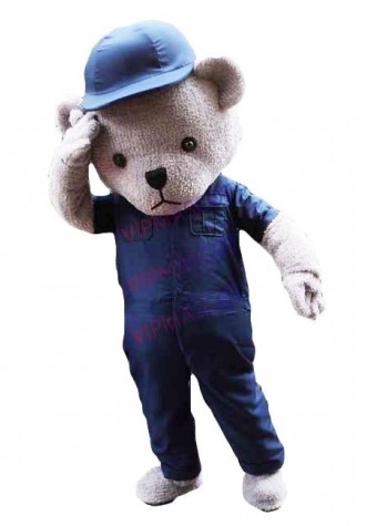 Fur Teddy Bear Mascot Costume Teddy Costume Adult Fancy Dress Clothing mascotte lol Suit Funny Animal Bear Costume