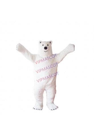 polar bear mascot costume fancy adult cosplay