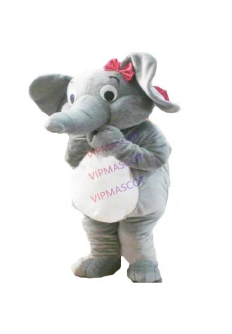 Professional New Elephant Mascot Costume Cartoon Suit Colors can be customized