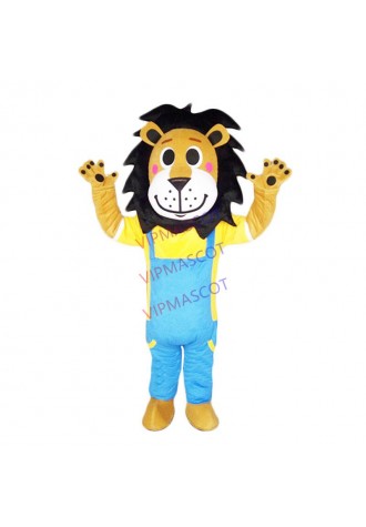 Custom Made Lion Mascot Cartoon Character Suit Adult Size Carnival Costume Fancy Dress Costumes Animal Mascot Party Costumes