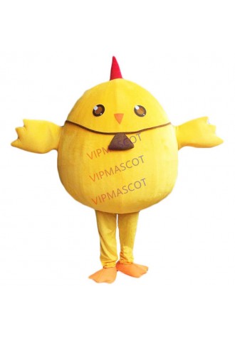 Yellow Chicken Mascot Costume Fancy Dress Christmas Cosplay for Halloween party event