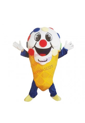 Sweet Ice Cream Cone Mascot Costume Fancy Dress Adult Suit Fancy Dress Christmas Cosplay for Halloween party event