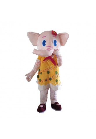 Cute Elephant Mascot Costume Cosplay Outfits Adult Size Cartoon Mascot costume For Carnival Festival Commercial Dress