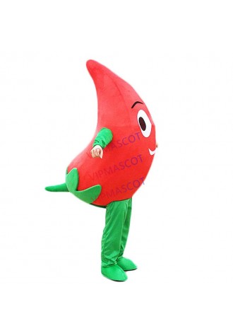 Vegetables Theme Anime Cosplay Costumes Red Pepper Mascot Costume Halloween Carnival Fancy Dress Walking Clothes Adult Size