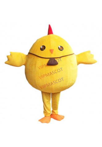 Yellow Chicken Mascot Costume Fancy Dress Christmas Cosplay for Halloween party event