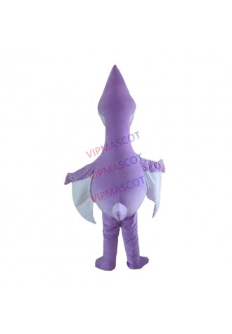Purple Dinosaur Custom Mascot Costume Adult Cartoon Cosplay Costume With Fan For Commercial Advertising promotion