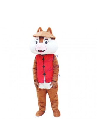 Squirrel Chipmunk Adult Mascot Costume Fancy Outfit Cartoon Character Party Dress Free Shipping