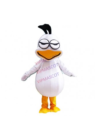 Hot Yellow Duck Mascot Costume Cute Cartoon Duck Cosplay Outfits Adult Size Mascotte Christmas Party Suits Free Shipping