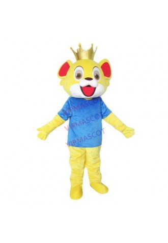 Cute Lion Mascot Costume Custom Fancy Costume Anime Cosplay Kits Mascotte Theme Fancy Dress Carnival Costumes