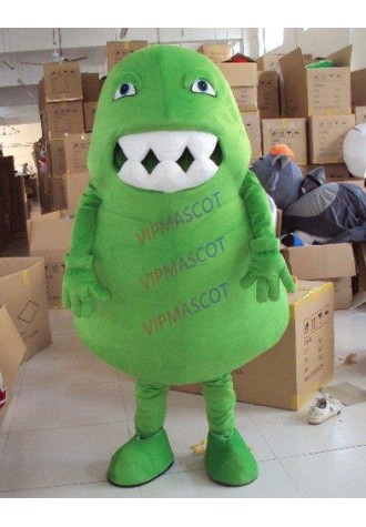 Cosplay Costumes New Arrival Green Germ Mascot Costume Green Bacteria Mascot Costume Virus Mascot Costume