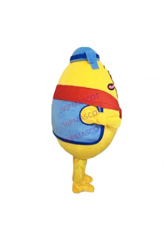 Chicken Egg Painting on Eggshell Mascot Costume Character Giftware Mascot