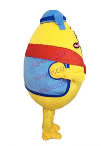 Chicken Egg Painting on Eggshell Mascot Costume Character Giftware Mascot