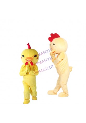 Hot Sale Cartoon Yellow Chick Mascot Little Cute Birds Custom Fancy Costume Kit Mascotte Theme Fancy Dress Carnival Costume