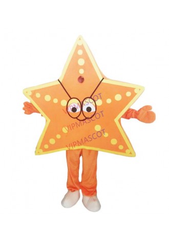 Newest Star Fish Mascot Costume Sea World Creatures Cartoon Character Mascotte Outfit Suit Halloween Fancy Dress Free Ship