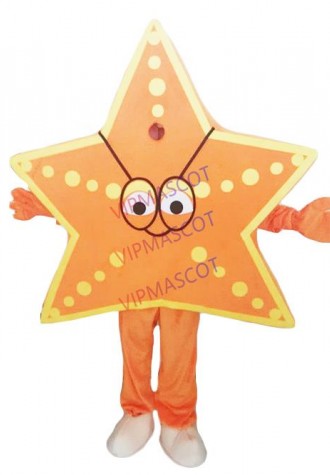 Newest Star Fish Mascot Costume Sea World Creatures Cartoon Character Mascotte Outfit Suit Halloween Fancy Dress Free Ship