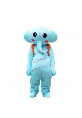 New Blue Elephant Mascot Costume Cartoon Suit Mascot Cartoon Character Costume Christmas Party Suit Fancy Dress