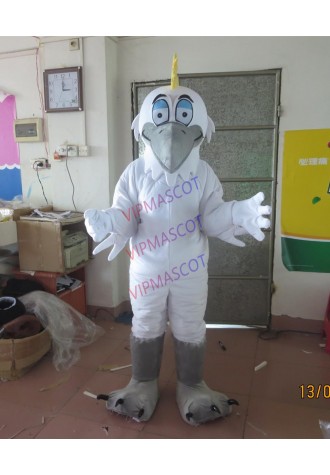 Seagull Mascot New Snow Geese Egret Bird Mascot Costume Adult Character Cosplay Ceremony Apparel