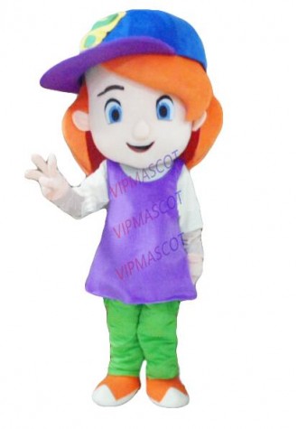 Cool Debby Maiden Virgin Little Girl Lassock Young Girl Maid mascot costumer