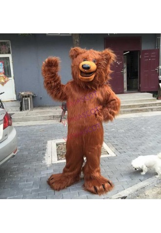 Factory direct cutest brown bear mascot costume movie props show cartoon costume Cosplay 422