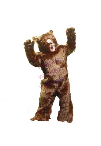 Factory direct EVA material helmet brown bear mascot costume movie props show walking cartoon costume Cosplay 419