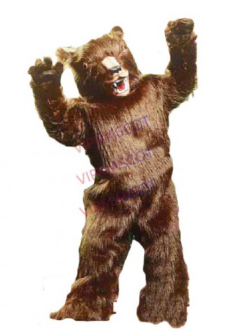 Factory direct EVA material helmet brown bear mascot costume movie props show walking cartoon costume Cosplay 419